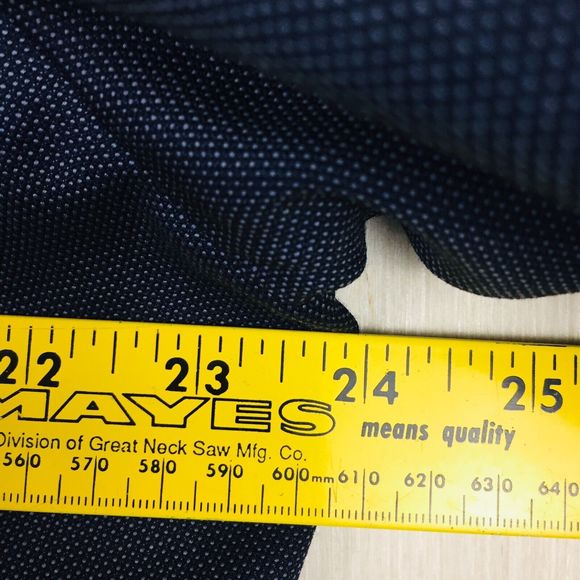 HART SCHAFFNER MARX Men's Navy Blue Sport Coat Blazer USA 100% Wool Size 46 Reg - Picture 6 of 10